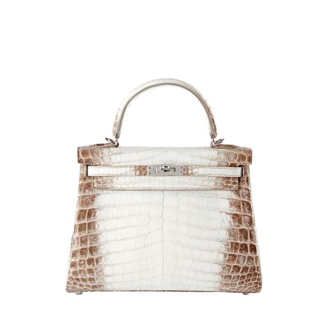 hermes white crocodile kelly bag